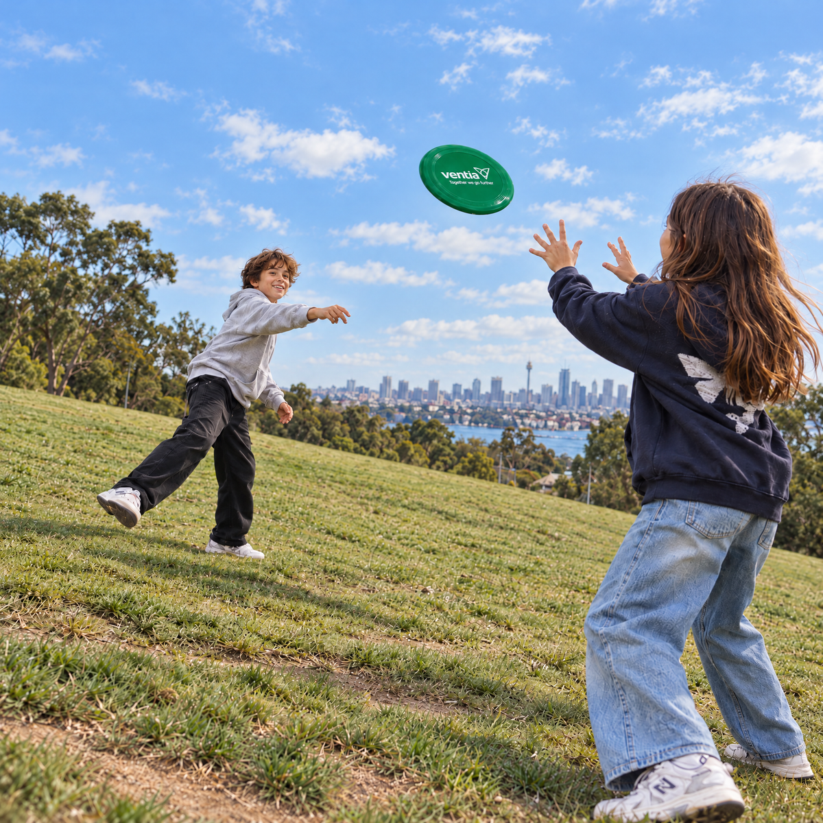 Signature Green Frisbee