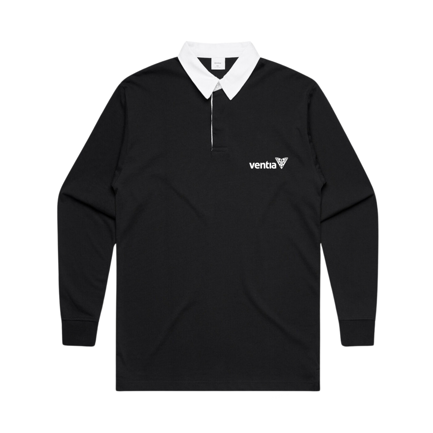 Tohu Rugby Polo Shirt Black - for NZ purchase only