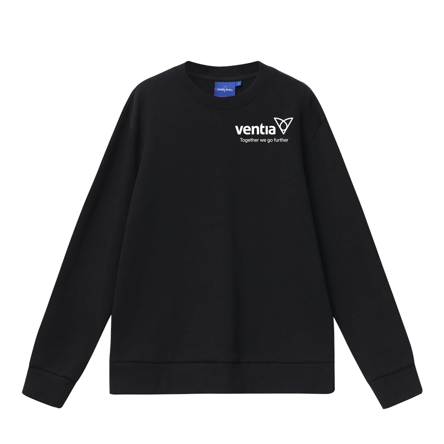 Ventia Crew Jumper Black