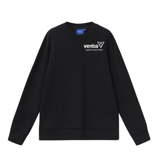 Ventia Crew Jumper Black