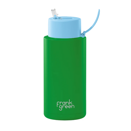 Evergreen/Sky Blue Frank Green 34oz / 1,000ml Reusable Bottle