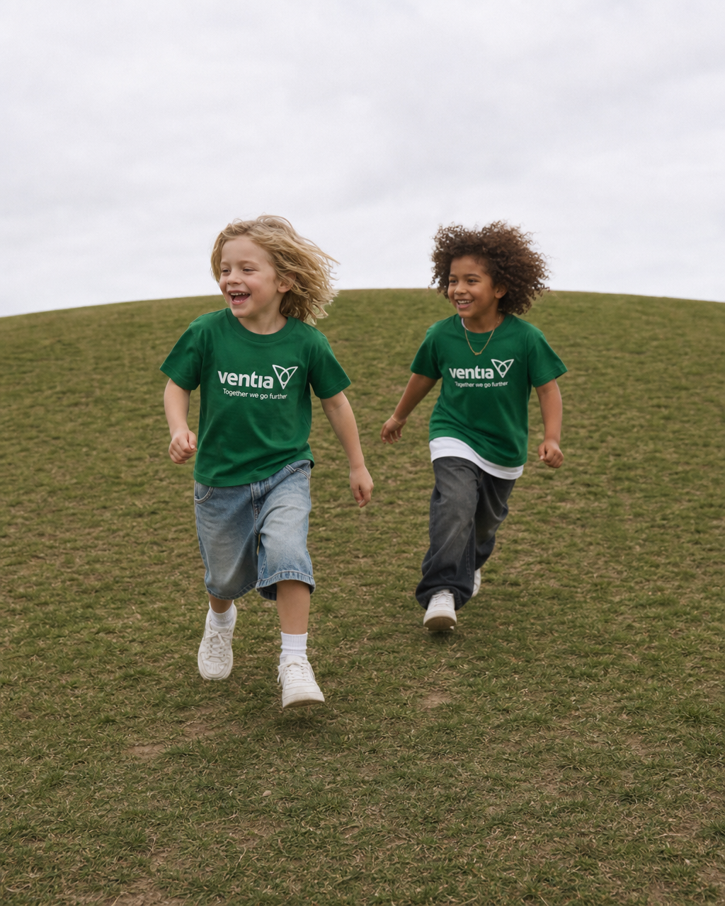 Kids Signature Green Tee