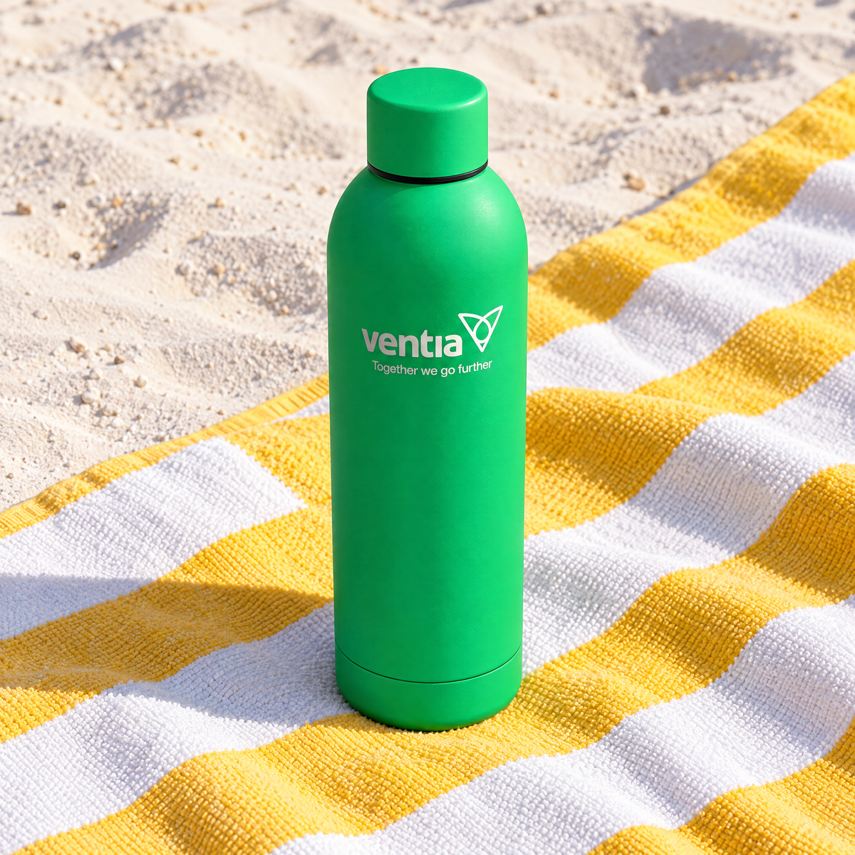 Signature Green Stainless Steel Drink Bottle