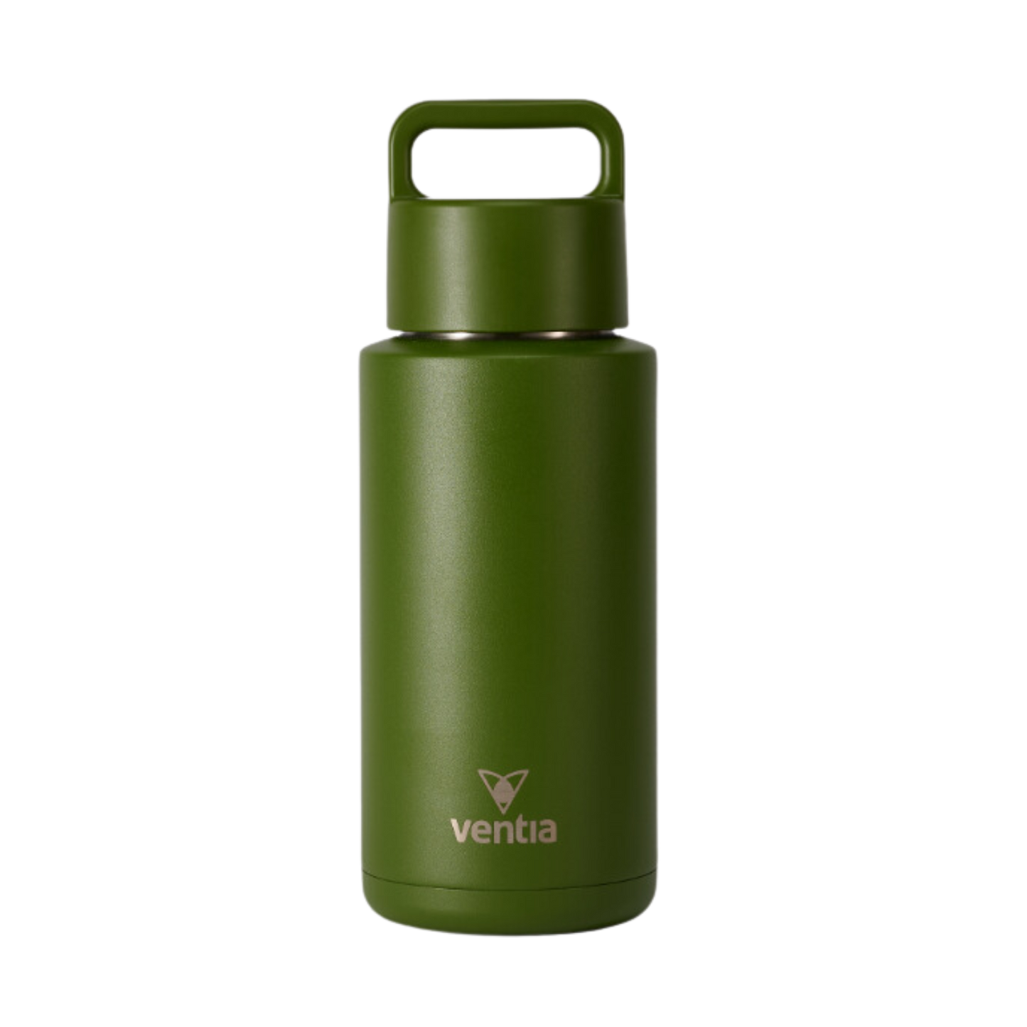 Khaki Frank Green Ceramic Bottle with Grip Lid - 34oz / 1,000ml