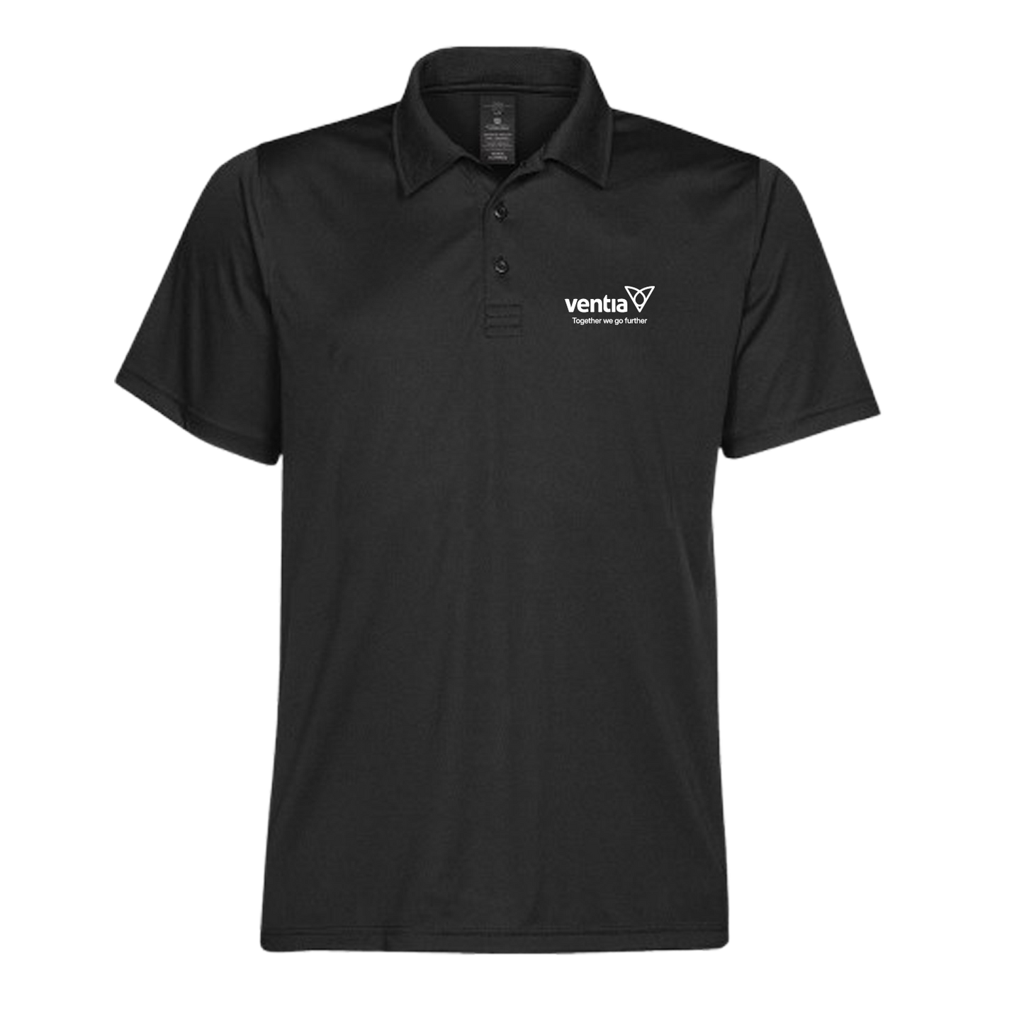Mens Sports Polo Aus Black