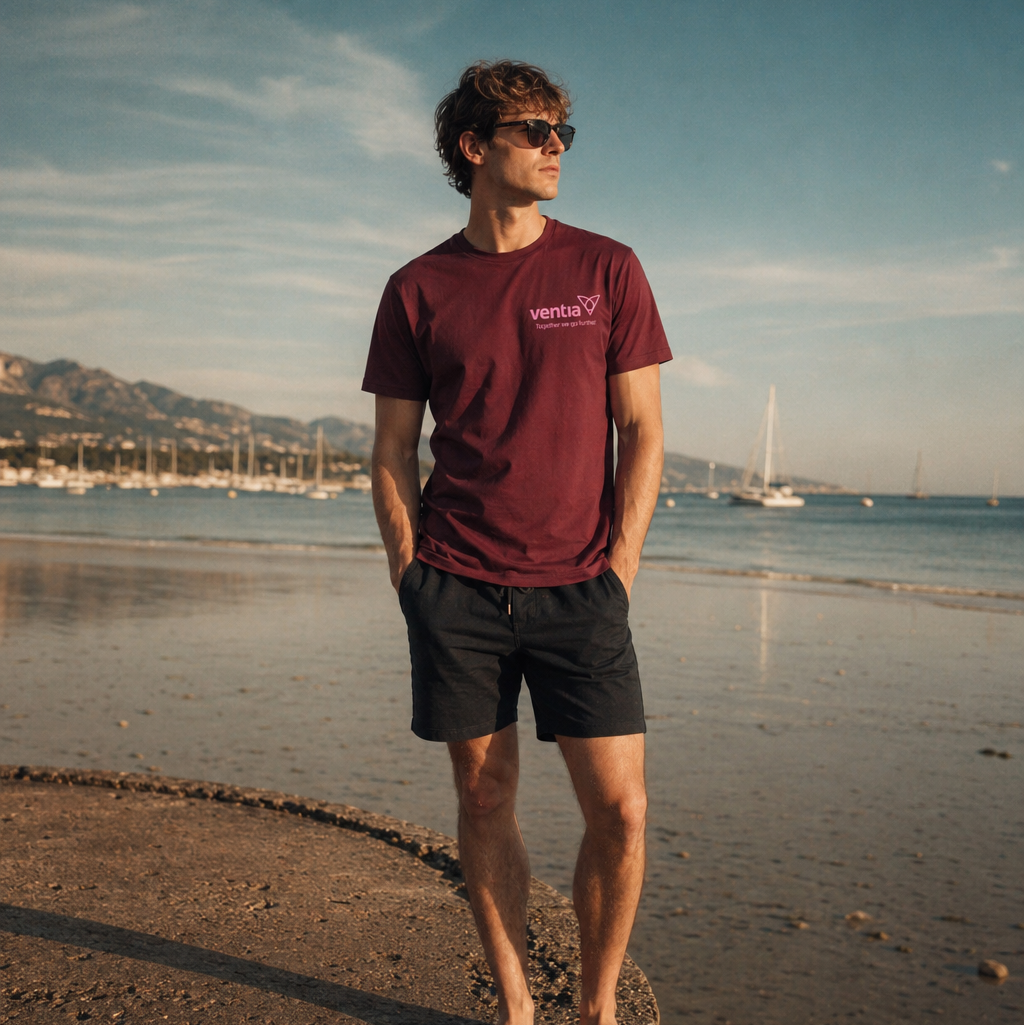 Mens Plum Tee