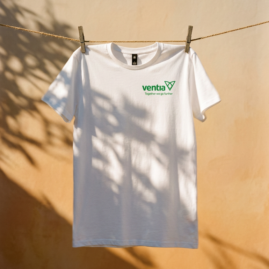 Mens White Tee