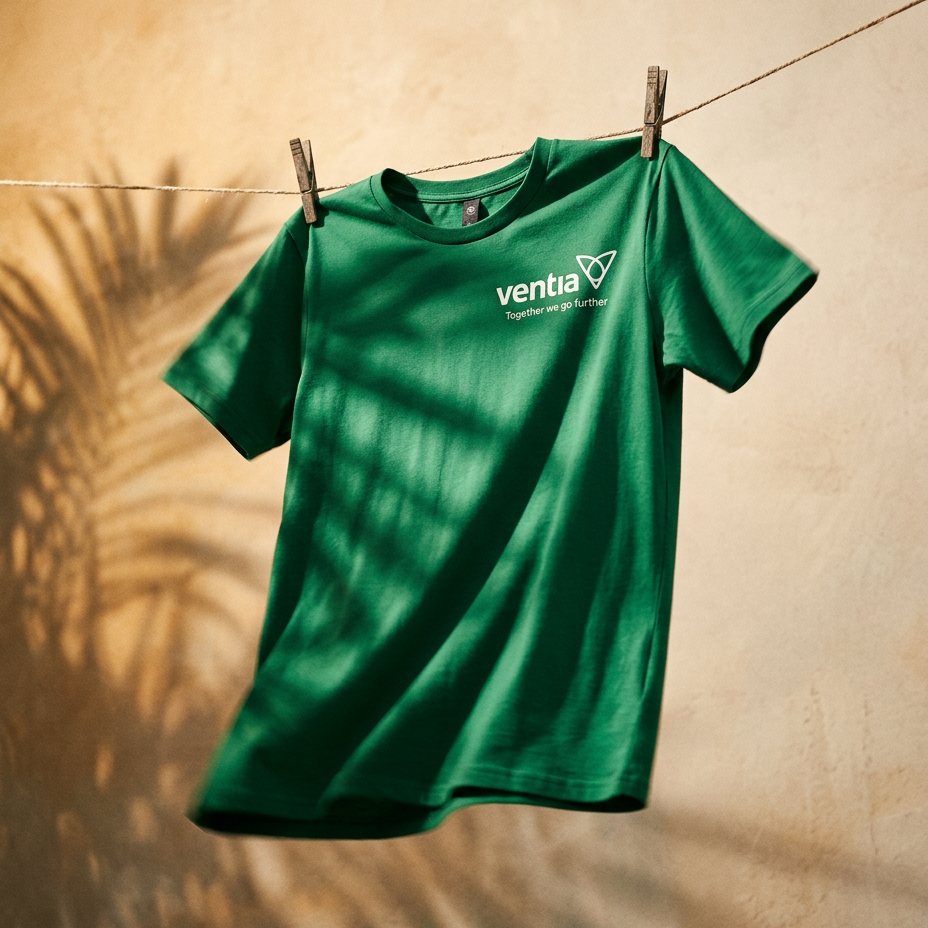 Mens Signature Green Tee