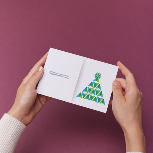 Tri-Fold Ventia Christmas Cards 2025 & Envelopes