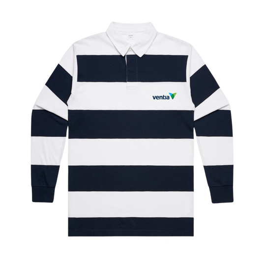 Rugby Polo Shirt AUS White/Navy