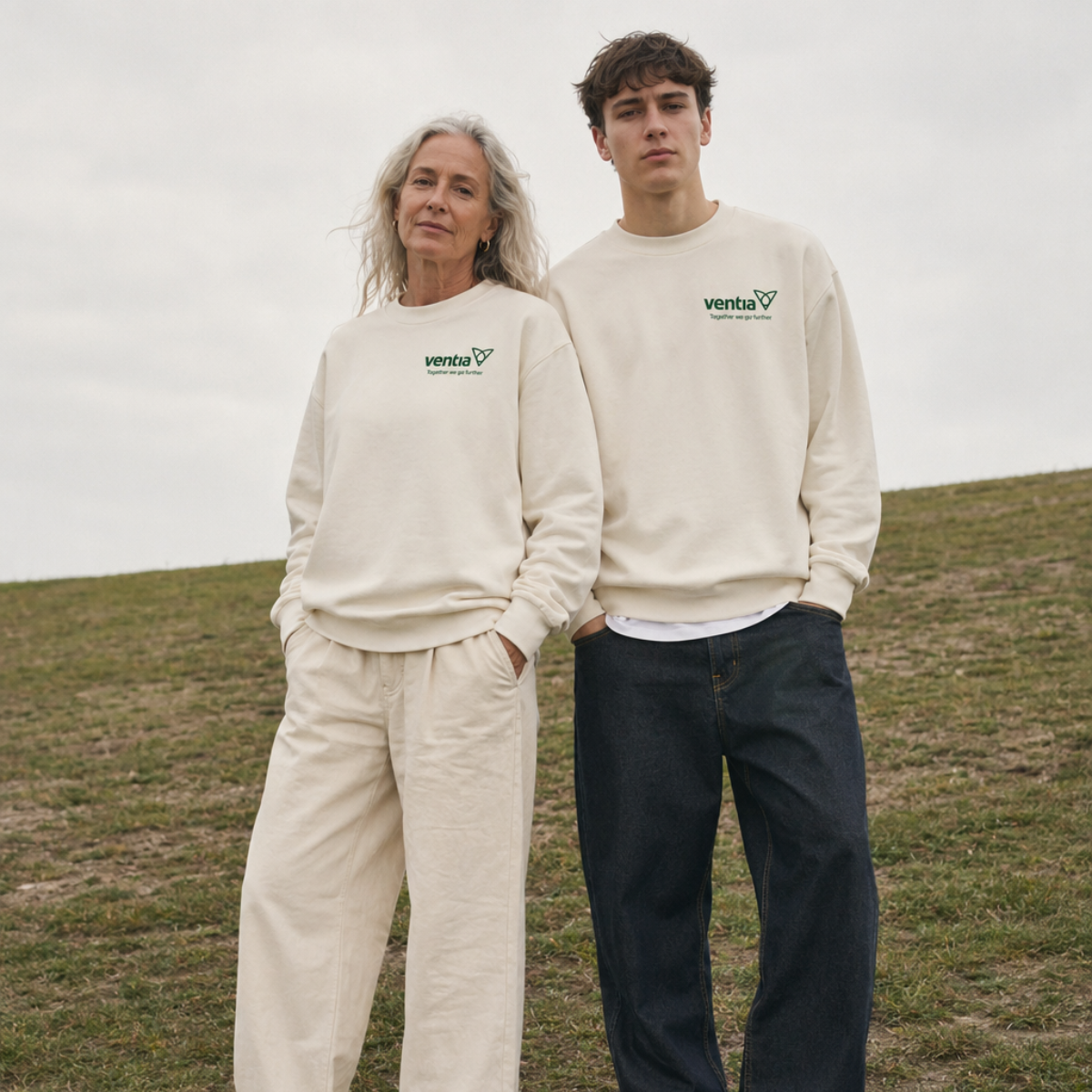 Ventia Crew Jumper Natural