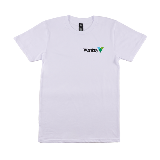 Ventia Mens White Tee