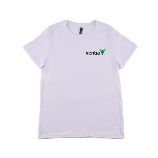 Ventia Womens White Tee