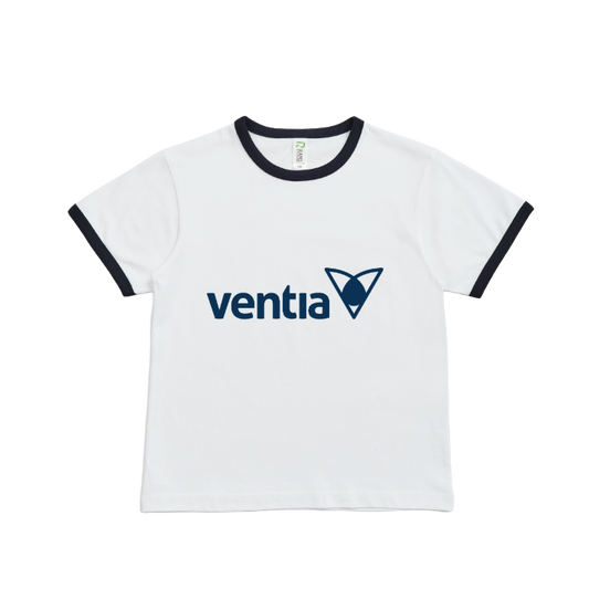 Kids Tee White/Navy