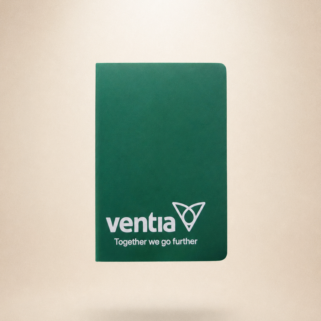 Ventia Notebook - Signature Green