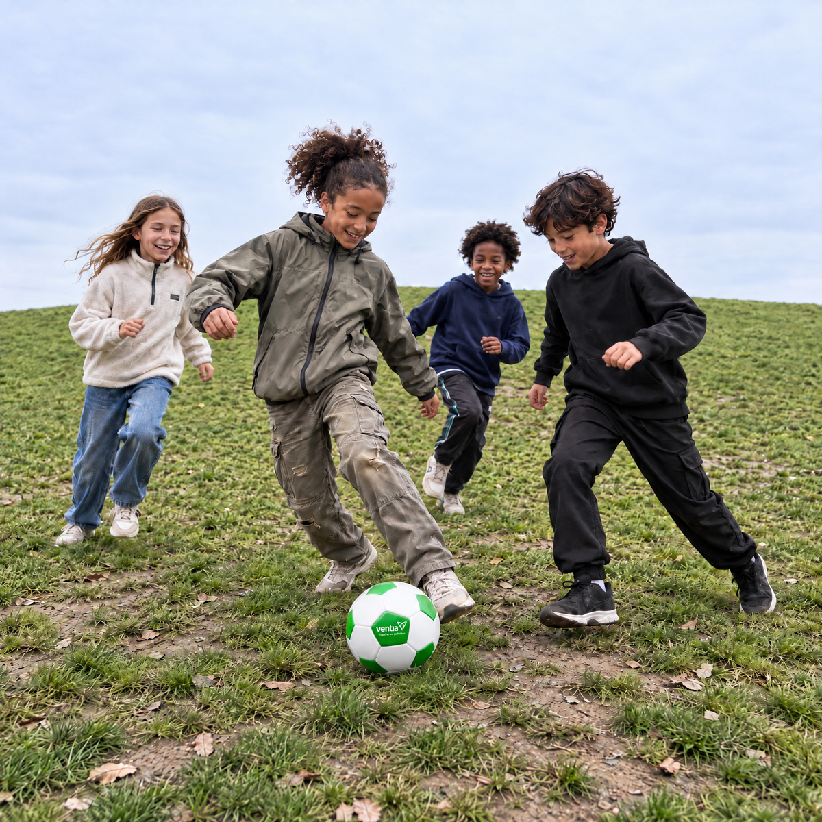 Ventia Signature Green Soccer Ball