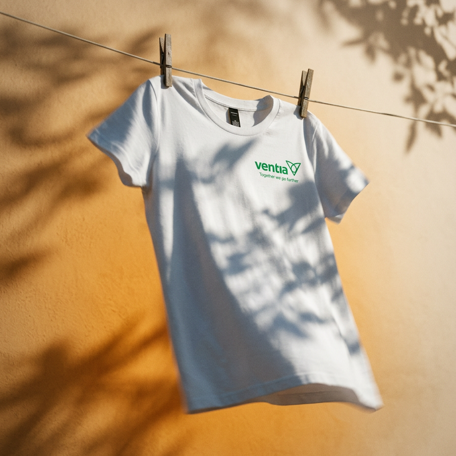 Ladies White Tee