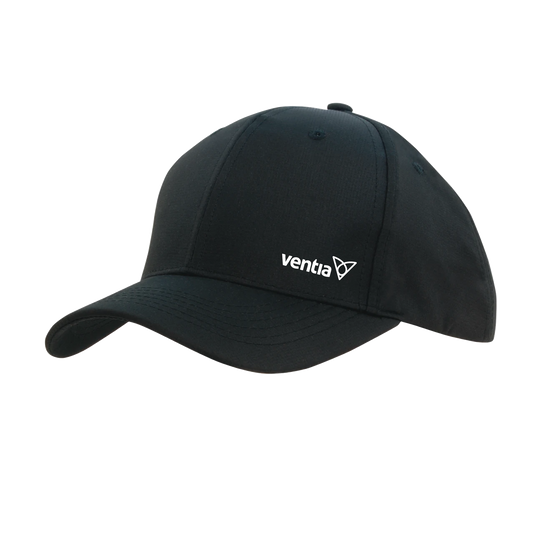 Ventia Black Sports Cap